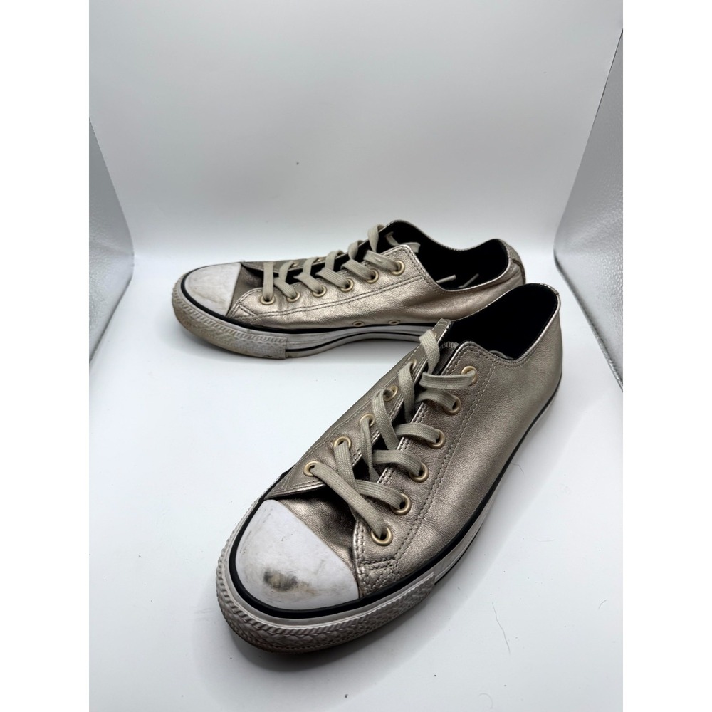 Converse Chuck Taylor All Star 544925C Womens 9 Sneaker Metallic Leather Shoes